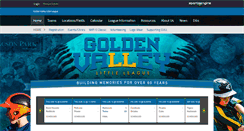 Desktop Screenshot of goldenvalleylittleleague.org